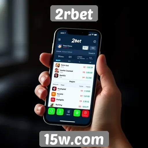 Interface do usuário do 2rbet em dispositivos móveis
